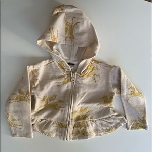 Tea Collection toddler girls fleece hoodie 18-24m